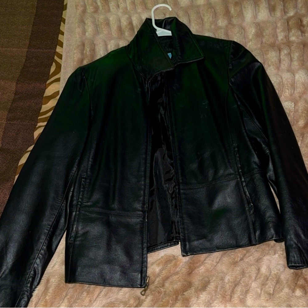 Various genuine leather jackets